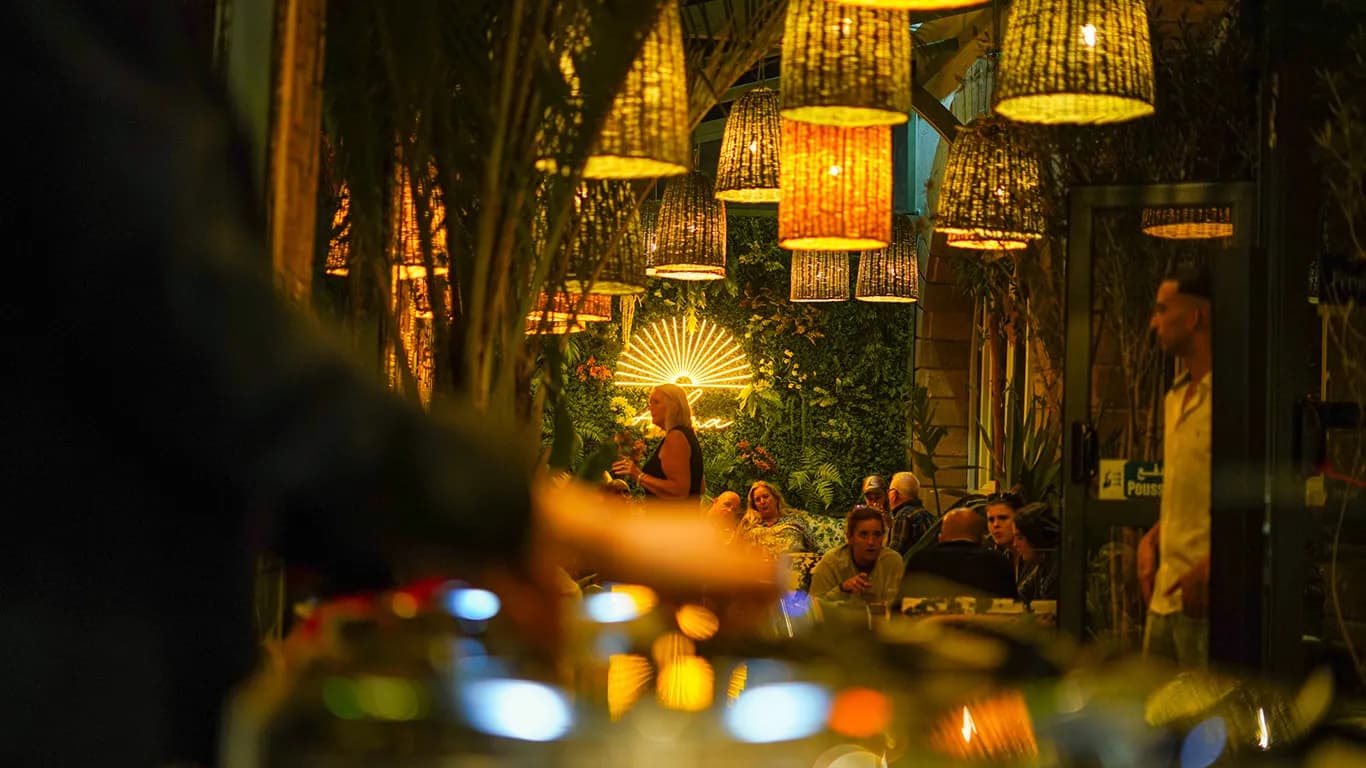 Intérieur du restaurant Alma à Essaouira
